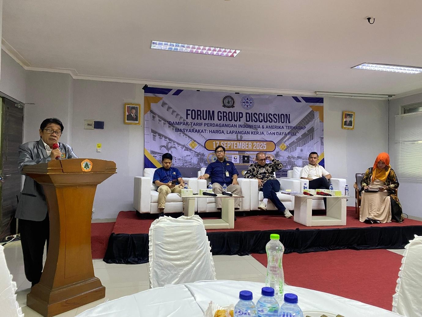 FEB Universitas Prof. Dr. Moestopo (Beragama) Gelar FGD Dampak Tarif Perdagangan Indonesia–Amerika